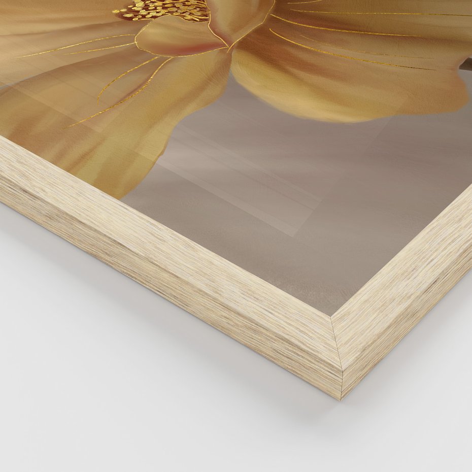 Zestaw obrazy w ramie 30x40 galeria - Kwiaty, jak, obraz, olejny, złoto - rama drewno