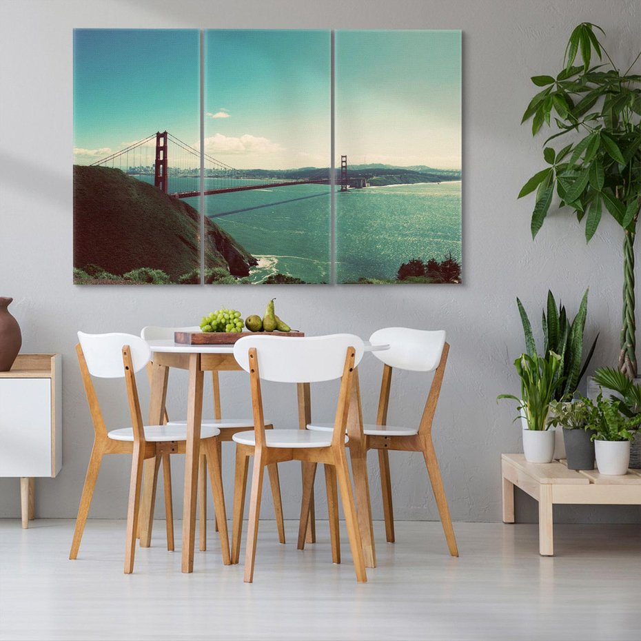 Obraz na płótnie 120x80 - Golden Gate - Most w USA - Golden Gate, USA