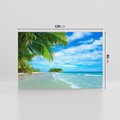 Obraz na płótnie 120x80 - Ucieczka do Raju - wyspa tropikalna, plaża