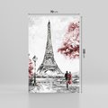 Obraz na płótnie 70x100 - Romantyczny Paryż - Paryż, Wieża
