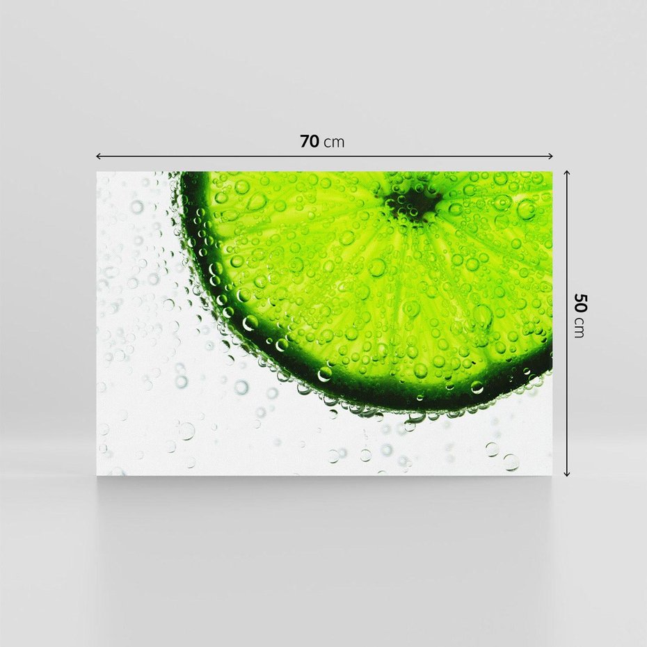 Obraz na płótnie 70x50 - Świeżość i kwasowość limonki - limnka, owoce