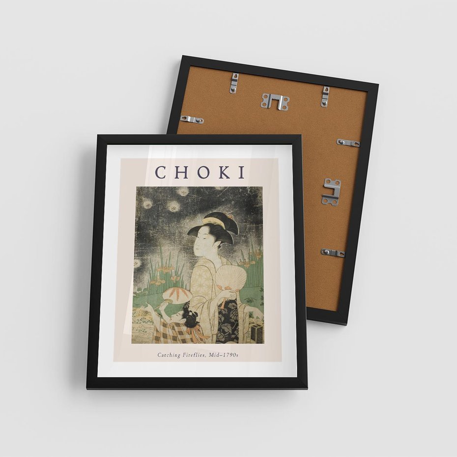 Plakat w ramie 40x50 - Sztuki Choki w Twoim Domu - reprodukcja, rycina - rama czarna