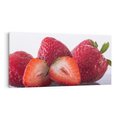 Obraz na płótnie 100x50 - Truskawki Słodki Raj - truskawki, owoce