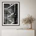 Plakat bez ramy 21x30 - Schody do architektonicznej przestrzeni - schody, architektura