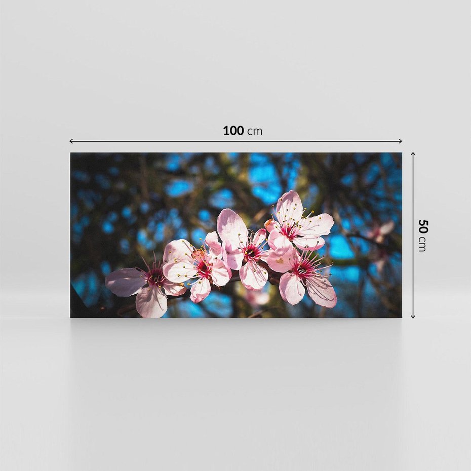 Obraz na płótnie 100x50 - Kwiatowe piękno w pełnym rozkwicie - kwiat, kwiaty