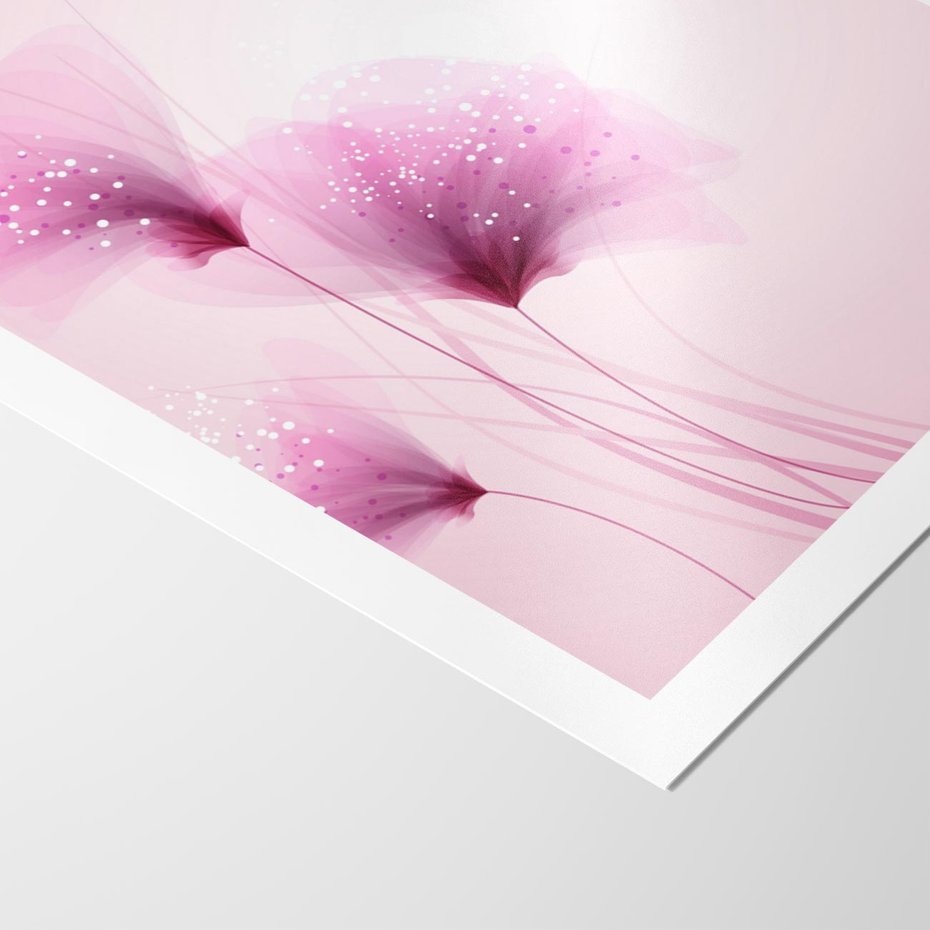 Plakat bez ramy 30x40 - Akwarelowe Kwiaty w Pastelach - kwiaty, akwarelowe