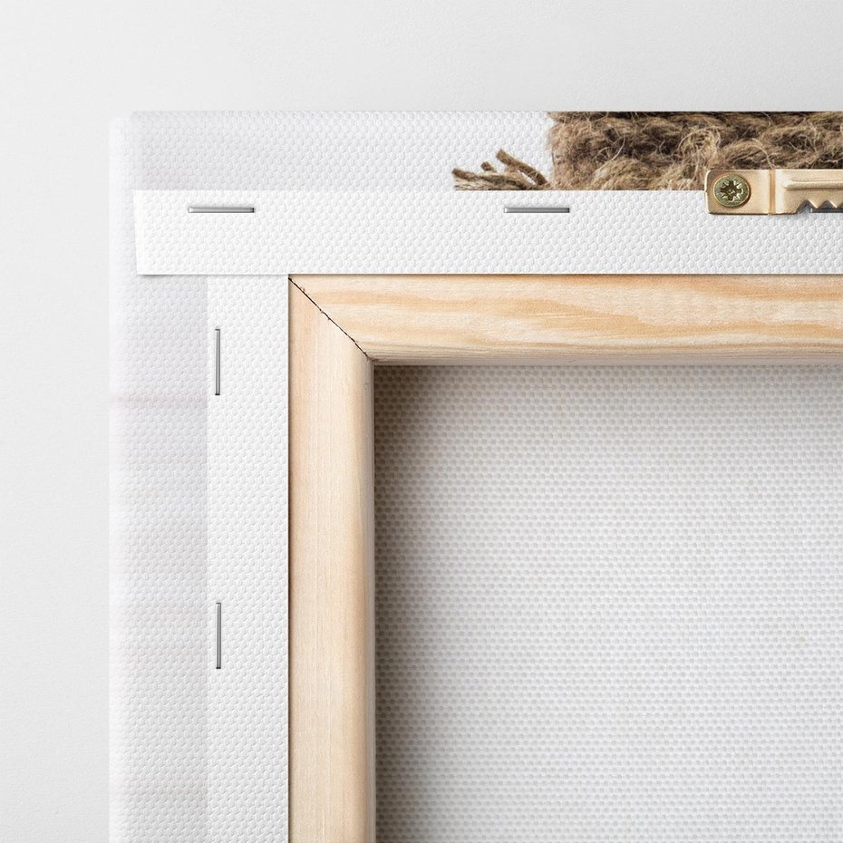 Obraz na płótnie 50x70 - Żywioł Natury - liście, zieleń