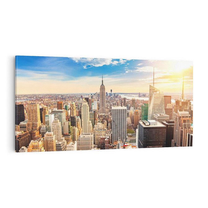 Obraz na płótnie 100x50 - Pulsujące Serce Nowego Jorku - Manhattan, Nowy Jork