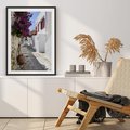 Plakat bez ramy 21x30 - Perspektywiczna Uliczka: Miejski Labirynt - uliczka, perspektywa