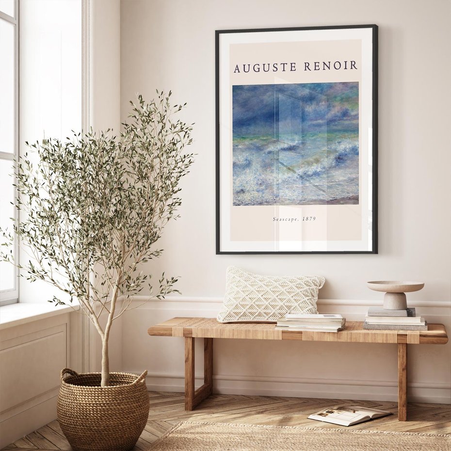 Plakat bez ramy 50x70 - Auguste Renoir: Plakat z Pięknem Morza - auguste renoir, reprodukcja