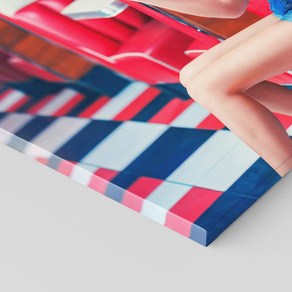 Obraz na płótnie 50x50 - Ikoniczna Uroda - retro, Marylin Monroe