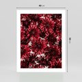 Plakat bez ramy 40x50 - Energia Kwiatów - czerwone kwiaty, kompozycja