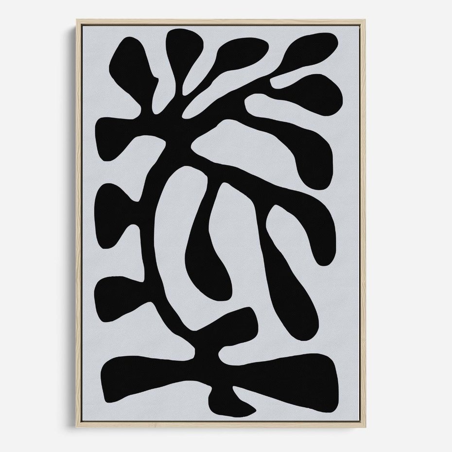 Obraz w ramie 80x120 - Przenikające Refleksje - matisse, sztuka nowoczesna - rama drewno