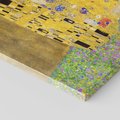 Obraz na płótnie 80x80 - "Pocałunek" (1907–1908) Gustav Klimt - Reprodukcja - reprodukcja, obraz na płótnie