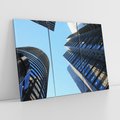 Obraz na płótnie 120x80 - Architektura wieżowców - Architektura, wieżowce