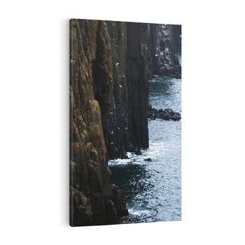 Obraz na płótnie 80x120 - Piękno norweskich krajobrazów - fiordy, morze