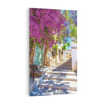 Obraz na płótnie 80x120 - Urok Zaklętej Przestrzeni - uliczka, perspektywa