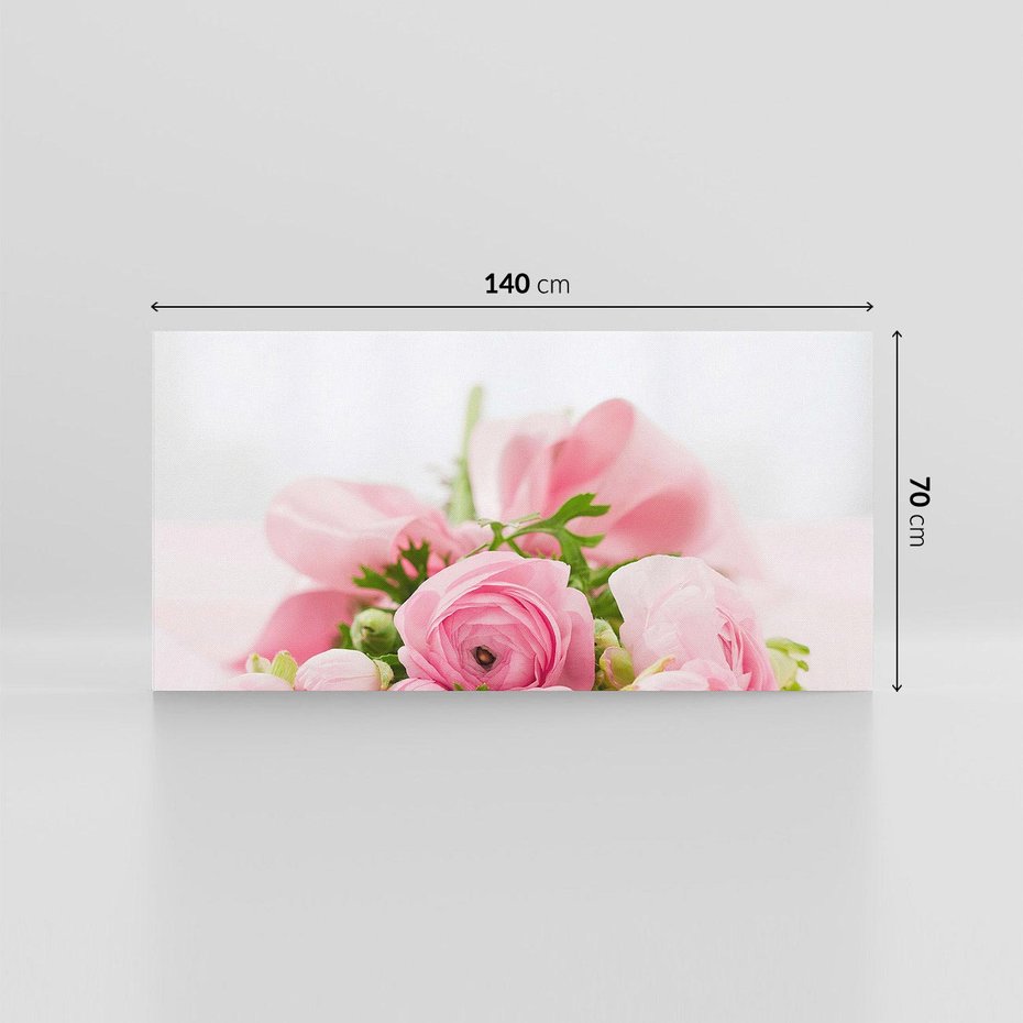 Obraz na płótnie 140x70 - Bukiet Róż - róże, bukiet