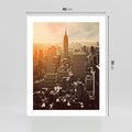 Plakat bez ramy 40x50 - Nowojorska Skyline - Manhattan, Nowy Jork