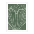 Plakat bez ramy 50x70 - Zieleń Kształtująca Spokój - zielony plakat, roślinne inspiracje