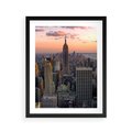 Plakat w ramie 40x50 - Nowojorskie Wieżowce - Nowy York, wieżowce - rama czarna