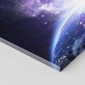 Obraz na płótnie 120x80 - Podróż w kosmiczną przestrzeń - kosmos, ziemia