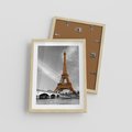 Plakat w ramie 30x40 - Echa Wieży Eiffla - wieża, Eiffla - rama drewno