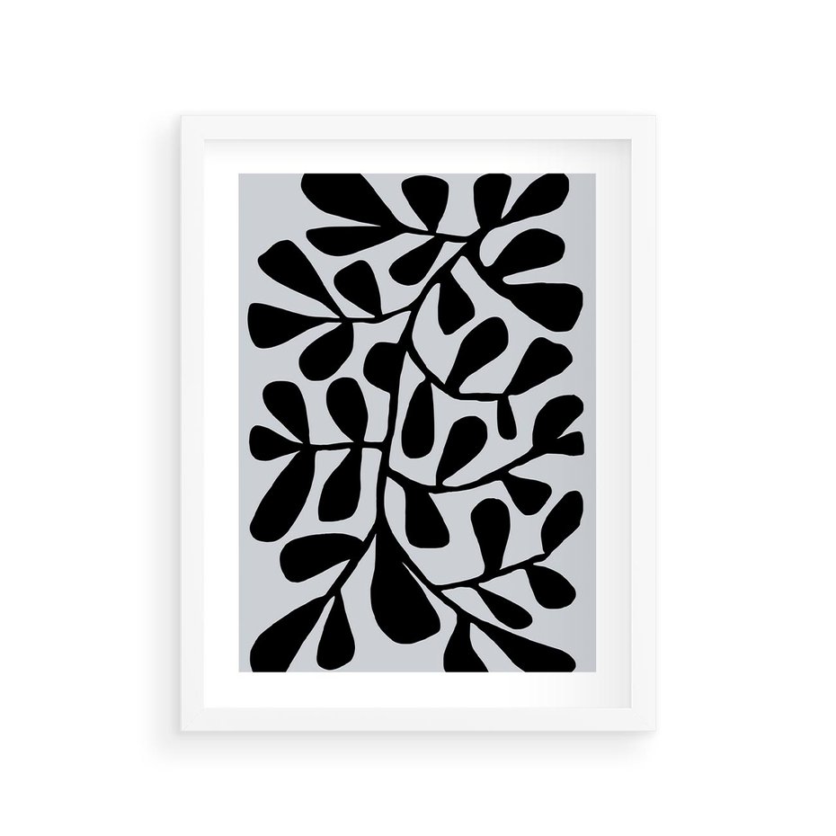 Plakat w ramie 30x40 - Echa Wyobraźni - matisse, sztuka nowoczesna - rama biała