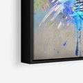 Obraz w ramie 50x70 - Kolory Kreatywnej Koncepcji - abstrakcyjna grafika, szkic żarówki - rama czarna