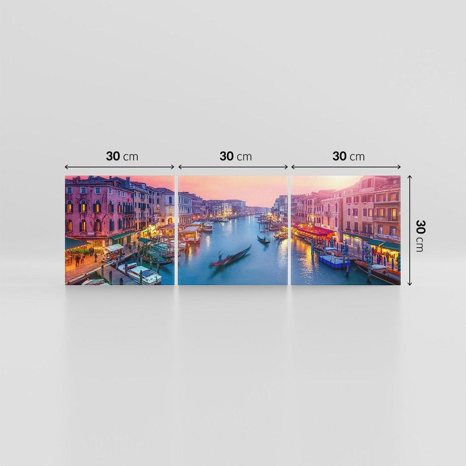Obraz na płótnie 90x30 - Romantyczna Wenecja we Włoszech - Wenecja, Włochy