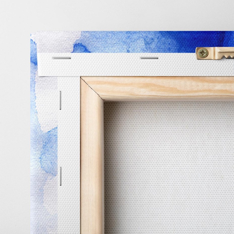 Obraz na płótnie 40x40 - Graficzna magia kobiecej twarzy - grafika, kobieta