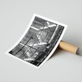 Plakat bez ramy 21x30 - Schody do architektonicznej przestrzeni - schody, architektura