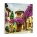 Obraz na płótnie 40x40 - Urok francuskiej uliczki - Francja, uliczka
