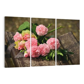 Obraz na płótnie 120x80 - Różowe Piękno - róże, kwiaty