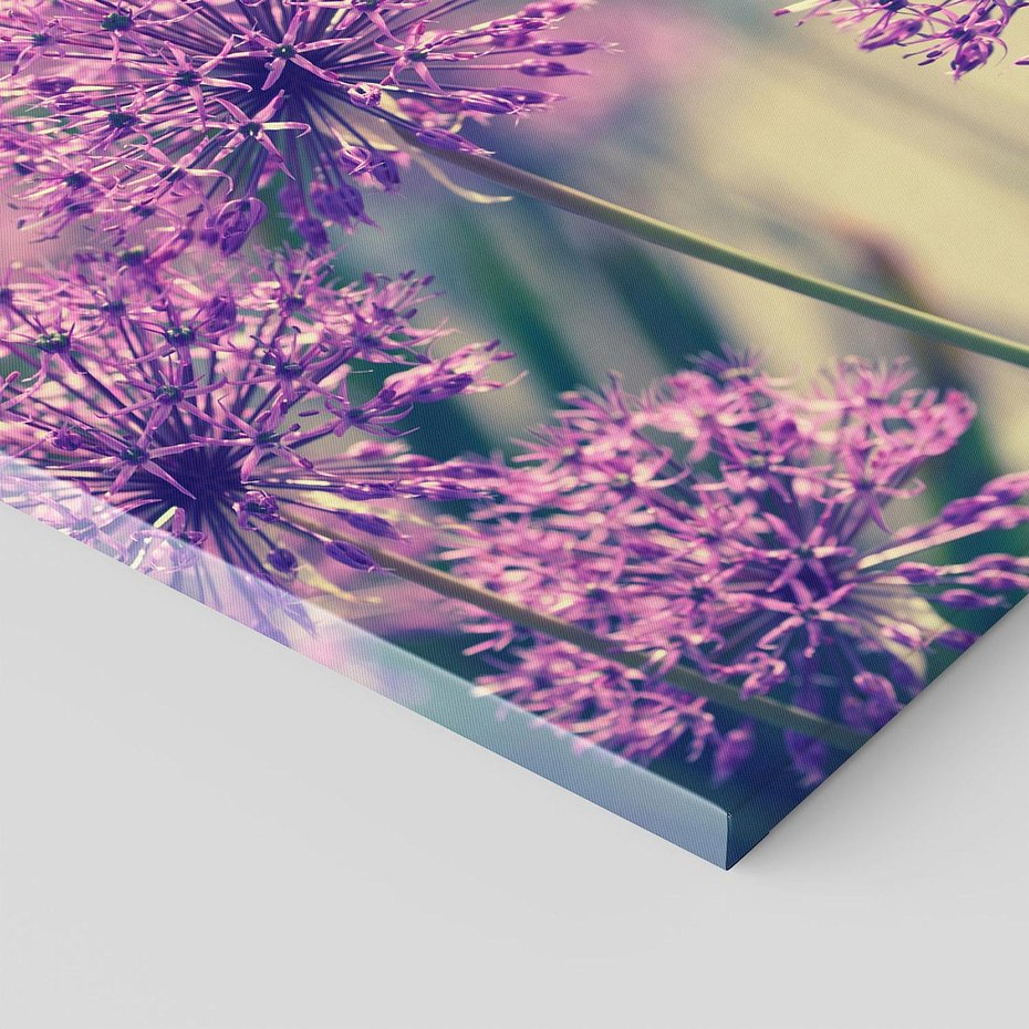 Obraz na płótnie 70x70 - Kwiatowa łąka w pełnym rozkwicie - kwiaty, łąka