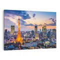 Obraz na płótnie 100x70 - Tętniące życiem Tokio - Tokio, Japonia