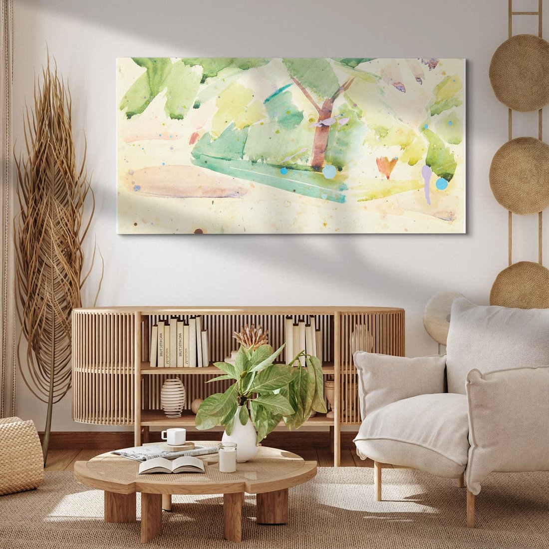 Obraz na płótnie 140x70 - "Color study Langelinie" Edvard Weie - Reprodukcja - reprodukcja, obraz na płótnie