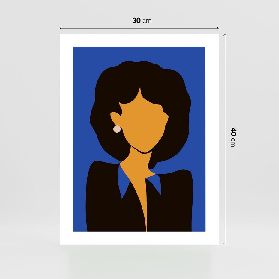 Plakat bez ramy 30x40 - Modernistyczne Wibracje - sztuka nowoczesna, plakat