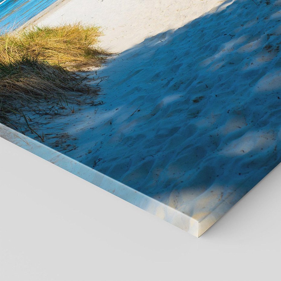 Obraz na płótnie 80x120 - Spokój nad brzegiem morza - plaża, morze