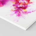 Obraz na płótnie 50x50 - Kwiaty abstrakcji - abstrakcja, kwiaty