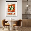 Plakat bez ramy 30x40 - Księga Abstrakcji - sztuka nowoczesna, kolorowe kwiaty