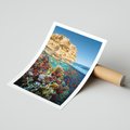 Plakat bez ramy 50x70 - Rafa koralowa w oceanie - rafa, koralowa