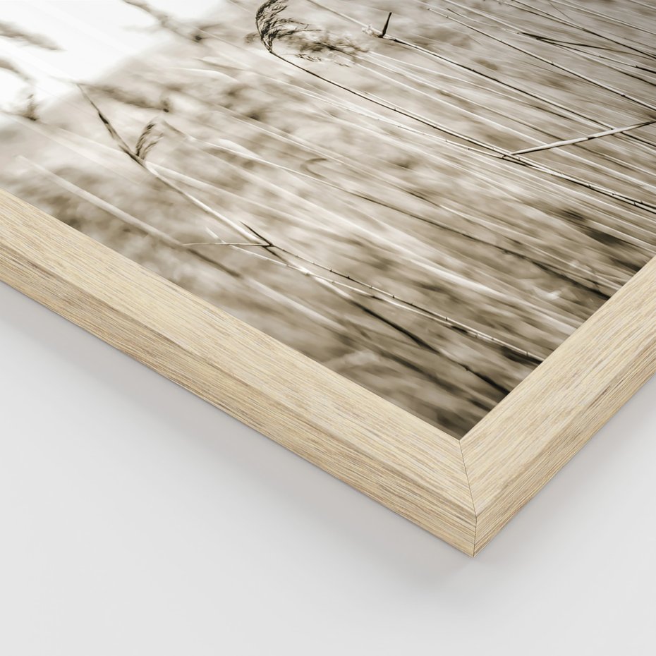 Zestaw obrazy w ramie 50x70 galeria - Lato, pola, pszenicy, chatka, boho - rama drewno