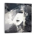 Obraz na płótnie 60x60 - Abstrakcyjna wizja kobiety - abstrakcja, kobieta