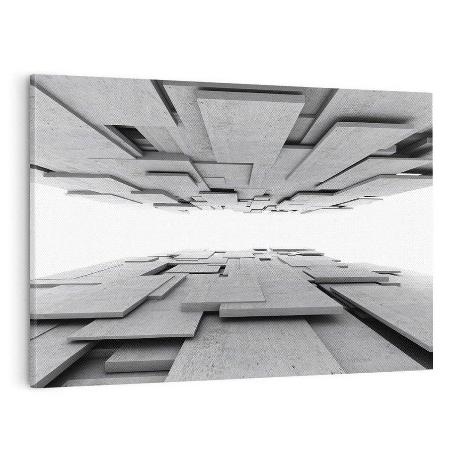 Obraz na płótnie 70x50 - Architektura 3D - architektura, 3D