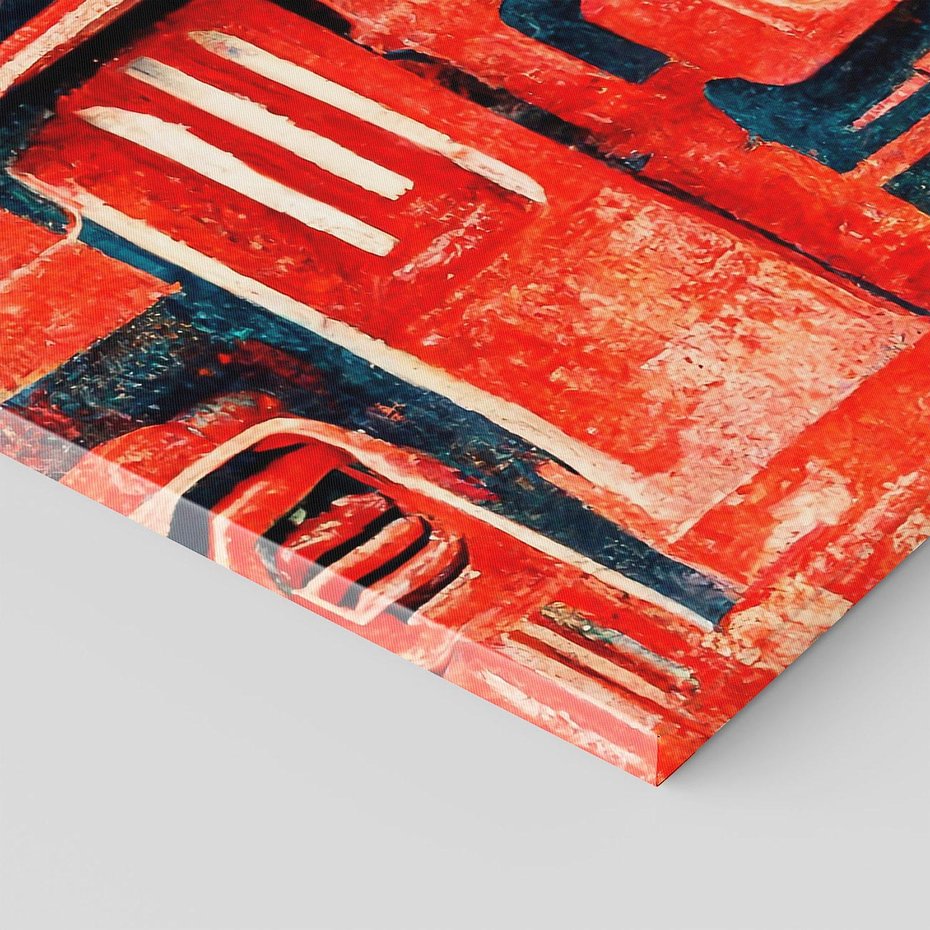 Obraz na płótnie 50x70 - Mistyka Wschodnich Światów - orientalna sztuka, nawiązanie do Japonii