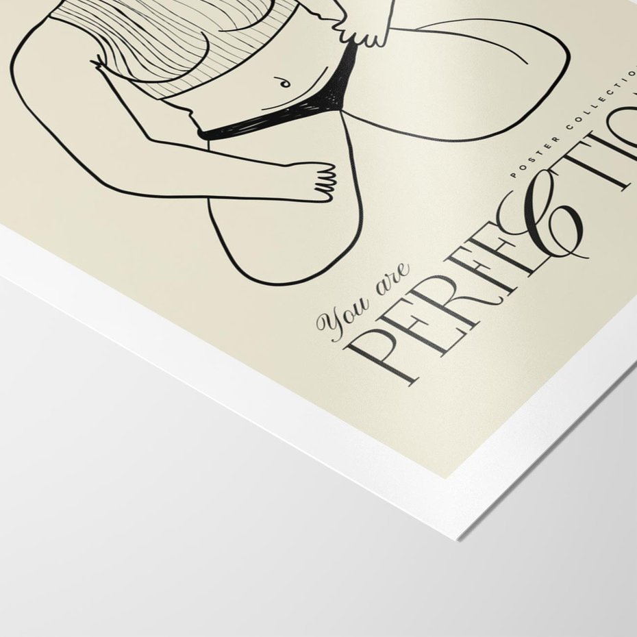 Plakat bez ramy 40x50 - Refleksje Przejmujących Myśli - rysunek, plakat