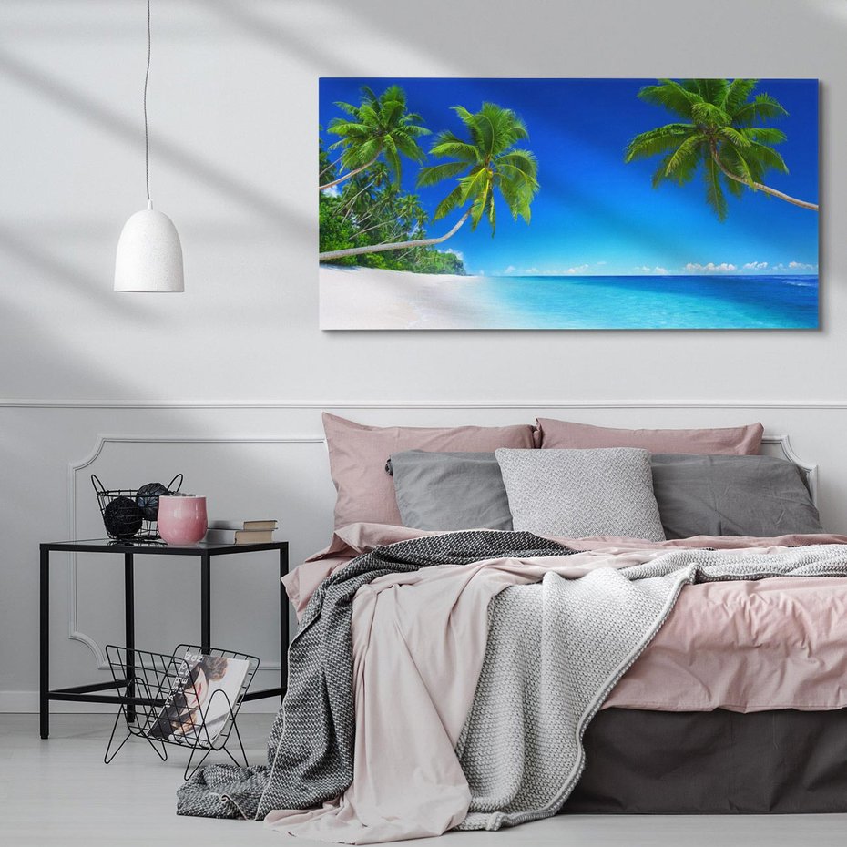 Obraz na płótnie 120x60 - Wyspa tropikalna: egzotyczne piękno - wyspa, tropikalna