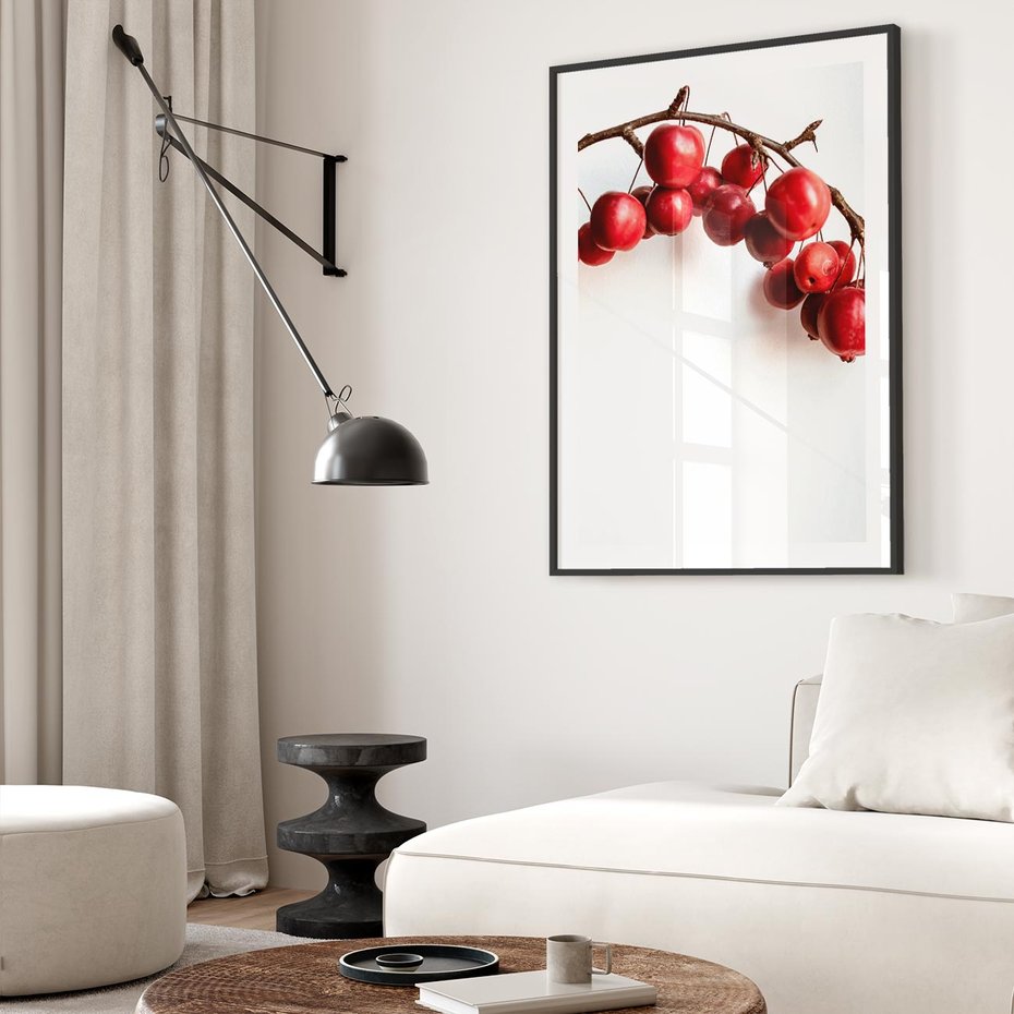 Plakat bez ramy 30x40 - Jesienne Owoce - jarzębina, czerwone owoce