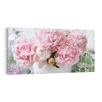 Obraz na płótnie 100x50 - Miłość w powietrzu - kwiaty, romantyczne